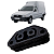 SUPORTE DO ESCAPAMENTO INTERMEDIARIO FIAT UNO - JAHU - Imagem 3