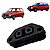 SUPORTE DO ESCAPAMENTO INTERMEDIARIO FIAT UNO - JAHU - Imagem 1
