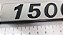 Emblema 1500 Fundo Preto / Prata 2X2,5CM - FIAT - Imagem 5