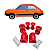 Kit Buchas Diant PU Poliuretano 6pçs Graxa Fiat 147 M8 Ø17 - Imagem 1