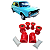 Kit Buchas Diant PU Poliuretano 6pçs Graxa Fiat 147 M8 Ø17 - Imagem 9