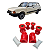 Kit Buchas Diant PU Poliuretano 6pçs Graxa Fiat 147 M8 Ø17 - Imagem 8