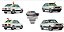 KIT Borrachas Guarnições Vidros Janela Movél FIAT 147 - Imagem 1