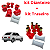 KIT Buchas Batentes Dianteira M10 e Traseira PU Fiat 147 - Imagem 2