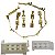 Conector 8 Vias M/F C/Terminais 6,3MM BRANCO P/INST SOM-2165 - Imagem 2