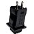 Interruptor Pulso PUSH momentâneo C/Trava Quadrado Preto - Imagem 7