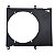 DEFLETOR DE METAL FIAT 147 MOTOR FIASA P/ VENTOINHA SPAL - Imagem 1