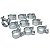 10 ABRAÇADEIRAS MANGUEIRA COMBUSTIVEL 12X14MM(000805) - Imagem 2
