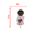 Anjo da Guarda Negra Rosa Crochê Amigurumi - Imagem 4