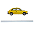 Soleira Do Carpete Para Fiat 147 de Inox LD / LE - Imagem 1