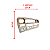 PAINEL FRONTAL DIANT FIAT 147 76/80 (FALTA PARTE DEBAIXO) - Imagem 3