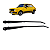 PAR Braço Limpador Para-Brisa Fiat 147 e Derivados ZAMAC - Imagem 1