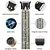 hair-clipper maquina de acabamento dragao hair trimmer,recarregavel ,4 pentes+cabo - Imagem 2