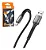 kd-2501c cabo carregador reforçado tipoc 3a,1m,kaidi kd-2501c - Imagem 1