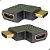 adap-hdmi/L adaptador hdmi macho p/femea em L - Imagem 1