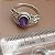 Anel Bali de Prata 925 com Pedra Ametista Oval - A005 - Imagem 5
