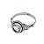 Anel Prata 925 indiano - Pedra Cristal Natural - C007 - Imagem 1