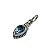 Pingente prata 925 - Topázio Azul - Gota - Imagem 1