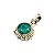 Pingente Indiano de Prata 925 com Esmeralda - Charm - Imagem 4