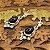 Brinco vintage Gota de Prata 925 - Pedra Ônix - Índia - Imagem 1