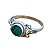 Anel de Prata 925 Boho com Esmeralda - Imagem 1