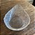 Bowl - Linha Orgânica Vidro Gota Transparente Borda Dourada - Imagem 3