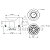 STB515BSE - Base de Nylon Para Mola Pneumatica Scania F-94 - Imagem 2