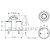 STA7023BSE - Base Inferior Para Mola Pneumatica Metalfor - Imagem 2