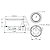 STA7016BSE - Base Para Mola Pneumatica Suspensao Eixo - Imagem 2