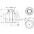ST366BSE - Base Para Mola Pneumatica Suspensao Volvo FH - Imagem 2