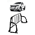 A1022P - Grade Vigia Ford Ranger Preta 1998 a 2012 - Imagem 1
