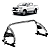 A1040E - Santo Antonio Hilux 70mm Slim Cromado 2006 a 2015 - Imagem 1