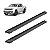A651EP - Estribo Amarok Cabine Dupla Aluminio Economic Preto - Imagem 1