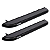 A055P - Estribo GM D-20 Cabine Simples Preto 1985 a 1996 - Imagem 2