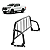 A1043P - Grade Vigia Hilux Preta - Imagem 1