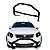A289P - Para-choque Impulsao Fiat Strada Preto 2009 a 2019 - Imagem 3