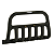 A140P - Para-choque Ford F-1000 Europeu Preto 1997 e 1998 - Imagem 2