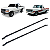 A161P - Grade do Vidro Ford F-1000 Aluminio Preto 1982-1998 - Imagem 1