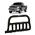 A177P - Para-choque Ford F-250 Europeu Preto 1999 a 2011 - Imagem 1