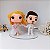Noivinhos personalizados para topo de bolo de casamento - Funko Pop em porcelana fria - action figure - custom - Imagem 6