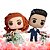 Noivinhos personalizados para topo de bolo de casamento - Funko Pop em porcelana fria - action figure - custom - Imagem 8