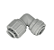 Engate Rapido União Cotovelo Inox 3/8" x tube 3/8" APSEU0606 - Imagem 1
