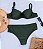 Calcinha de Biquíni Plus Size Trilobal Verde Croco Diana - Imagem 4