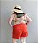 Shorts Plus Size Laranja - Imagem 2