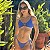 Top de Biquíni Malu com Argola Frontal Azul Bic - Imagem 2