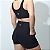 Shorts Fit Sem Costura Frontal Preto - Imagem 4