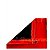 LONA PVC LOCOMOTIVA VERMELHO/PRETO COM ARGOLA - 9,5X5 - Imagem 1