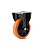 Rodízio FIxo 49mm FL 414 PU 113x100 - Imagem 1