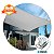 Tela Decorativa Prata Com Bainha E Ilhós 5x4m + Kit de Instalação - Imagem 2