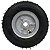 Roda Pneumática 4 Lonas 250x4 Aro Alumínio Sem Rolamento - Imagem 3